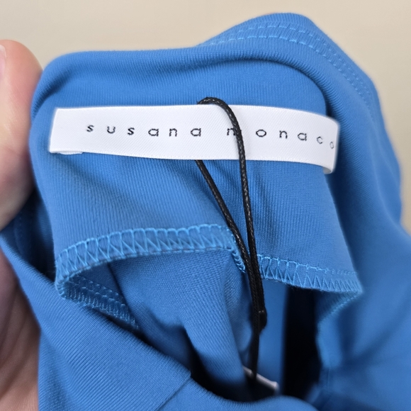 NWT Susana Monaco Tube Trumpet Midi Dress in Ibiza Size XS - Picture 7 of 9